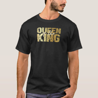 vrouwen koningin van koning man vrouw vader moeder t-shirt