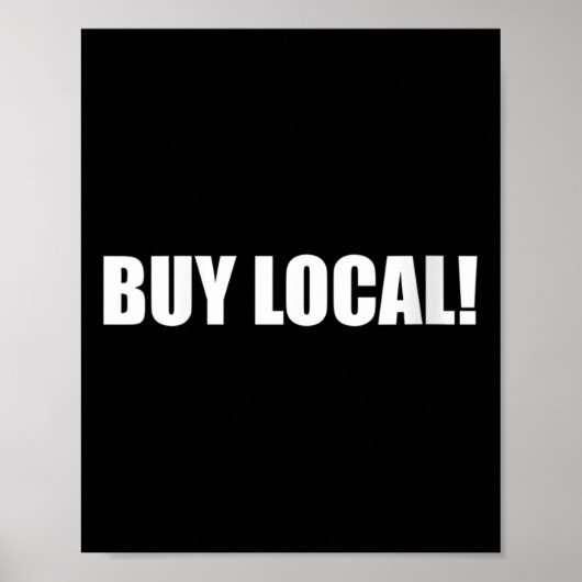 Vrouwen kopen lokale milieubescherming, dieren poster (Voorkant)