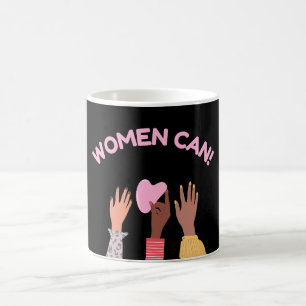 Vrouwen kunnen feministisch zijn koffiemok