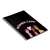 Vrouwen kunnen feministisch zijn notitieboek (Rechterzijde)