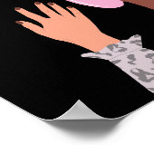 Vrouwen kunnen feministisch zijn poster (Hoek)