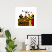 Vrouwen kunnen niet doen wat? poster (Thuiskantoor)