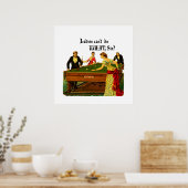 Vrouwen kunnen niet doen wat? poster (Keuken)