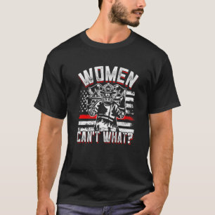Vrouwen kunnen niet wat brandweerman Funny Fireoma T-shirt