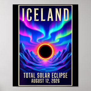 Vrouwen Kunst Zonsverduistering 2026 Totaliteit 12 Poster