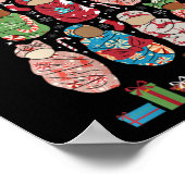 Vrouwen L& d Verpleegkundige Kerstboom Arbeid Poster (Hoek)