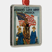 Vrouwen Landleger Metalen Ornament (Rechts)