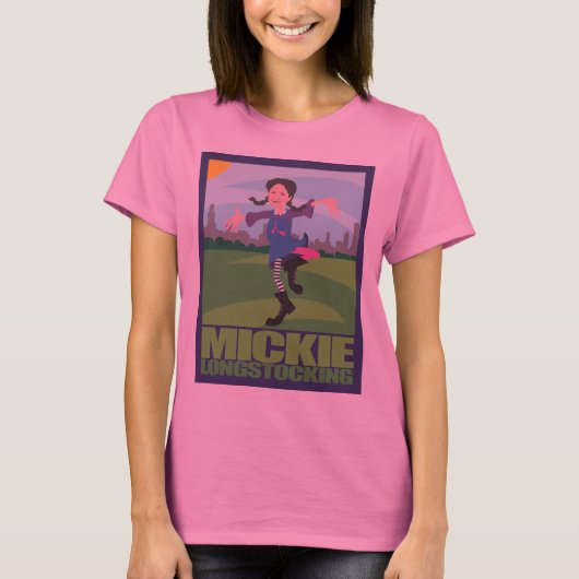 Vrouwen lang geslapen t-shirt (Voorkant)