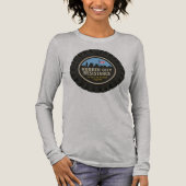 Vrouwen Lange Mouw Rubber City Resistance Tri-Blend Shirt (Voorkant)