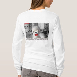 Vrouwen lange mouw t-shirt, brandwondeneenheid t-shirt