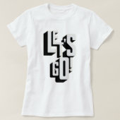 Vrouwen laten gaan t-shirt (Design voorkant)