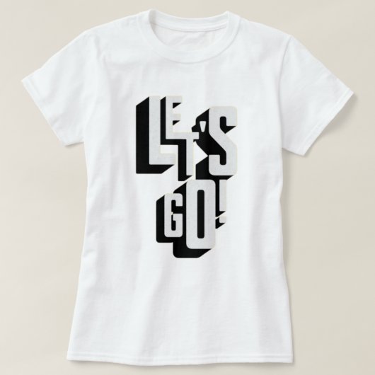 Vrouwen laten gaan t-shirt (Design voorkant)