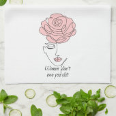 Vrouwen laten je keukenhanddoek niet los (Gevouwen)