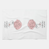 Vrouwen laten je keukenhanddoek niet los (Horizontaal)