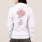 Vrouwen laten je niet ophouden. hoodie (Achterkant)