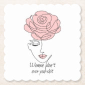 Vrouwen laten je Onderzetters niet in de steek (Voorkant)