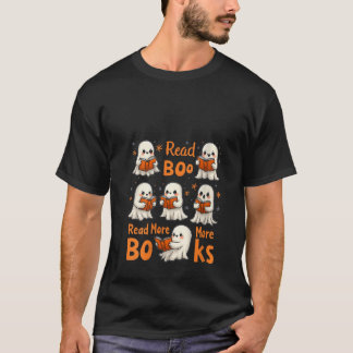 Vrouwen Lees Boo KS Lees Verder Boeken KS Schattig T-shirt