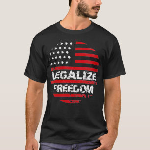 Vrouwen legaliseren Vrijheid Pro Grondwet T-shirt