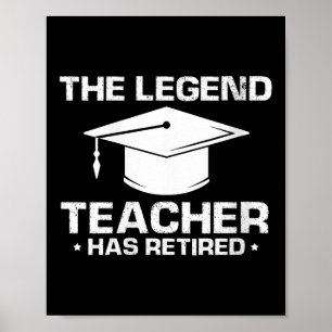 Vrouwen Legendarische Mentor Onderwijs Pensioen Hu Poster