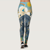 vrouwen legging bedekte kinderdromen (Achterkant)