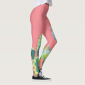Vrouwen Leggings Bohemian Cactus Succulents Desser (Rechts)