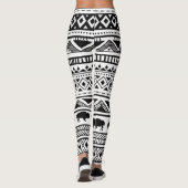 Vrouwen Leggings Boho Buffalo Tribal Pattern Bohem (Achterkant)