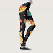 Vrouwen Leggings Cat en Pizza Print (Rechts)