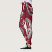 VROUWEN LEGGINGS GEDRUKT ONTWERP (Links)