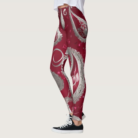 VROUWEN LEGGINGS GEDRUKT ONTWERP (Links)