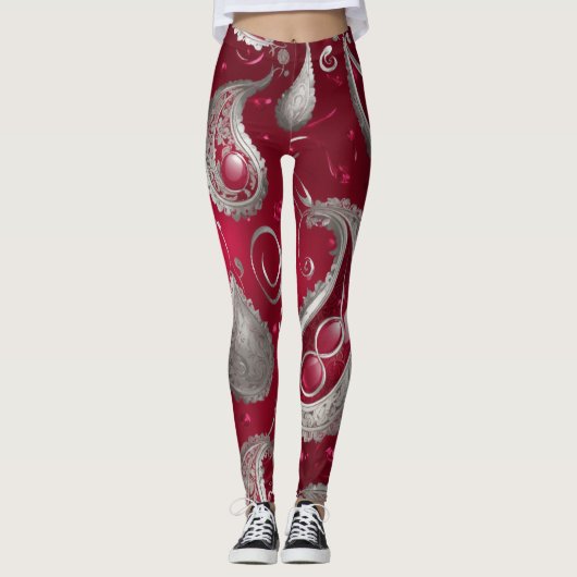 VROUWEN LEGGINGS GEDRUKT ONTWERP (Voorkant)