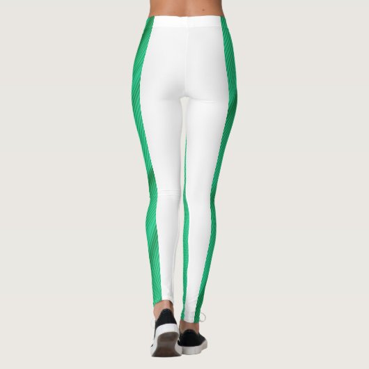 VROUWEN LEGGINGS GROENE GOLVEN (Achterkant)