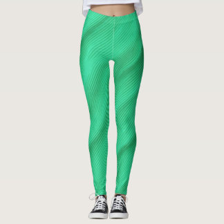 VROUWEN LEGGINGS GROENE GOLVEN