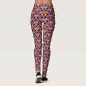 Vrouwen Leggings-Halloween Uil Leggings (Achterkant)