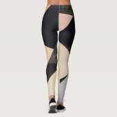 Vrouwen leggings met cholate biscuit kleuren (Achterkant)