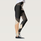 Vrouwen leggings met cholate biscuit kleuren (Rechts)