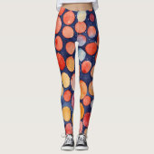 Vrouwen leggings met Folka stippen (Voorkant)