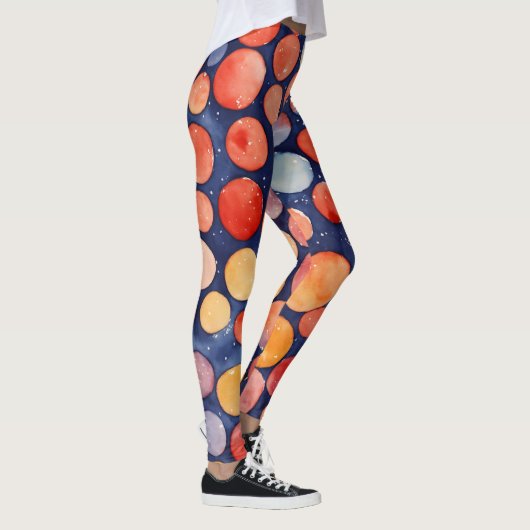 Vrouwen leggings met Folka stippen (Rechts)