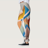 Vrouwen leggings met geometrisch ontwerp (Links)