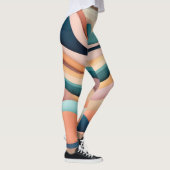 Vrouwen leggings met kleurengolven (Rechts)