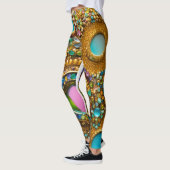 Vrouwen leggings met stenen en edelstenen (Links)
