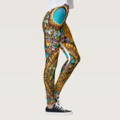 Vrouwen leggings met stenen en edelstenen (Rechts)