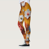 Vrouwen leggings Mosterdgeel (Links)