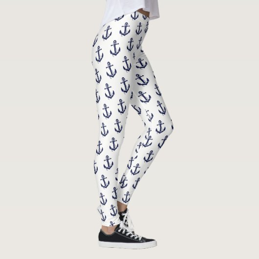 Vrouwen Leggings-Nautisch Anker Leggings (Rechts)