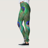 Vrouwen Leggings-Pauw veren Leggings (Links)
