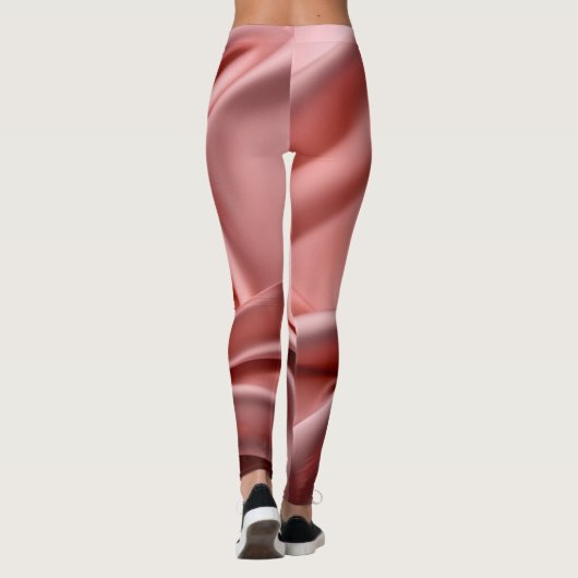 Vrouwen leggings Peachy satijn wervelingen (Achterkant)