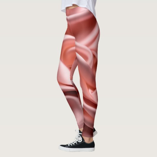 Vrouwen leggings Peachy satijn wervelingen (Links)