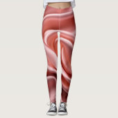 Vrouwen leggings Peachy satijn wervelingen (Voorkant)