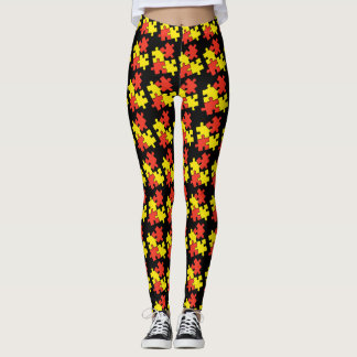 Vrouwen Leggings - Puzzel Ontwerp