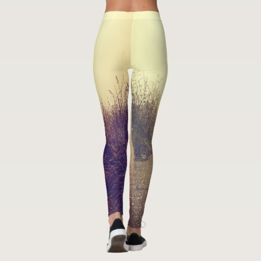 Vrouwen Leggings Sunrise Pathway Walkway Path Side (Achterkant)