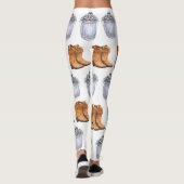 Vrouwen Leggings Zomer Land Bruiloft Rustieke Wat (Achterkant)